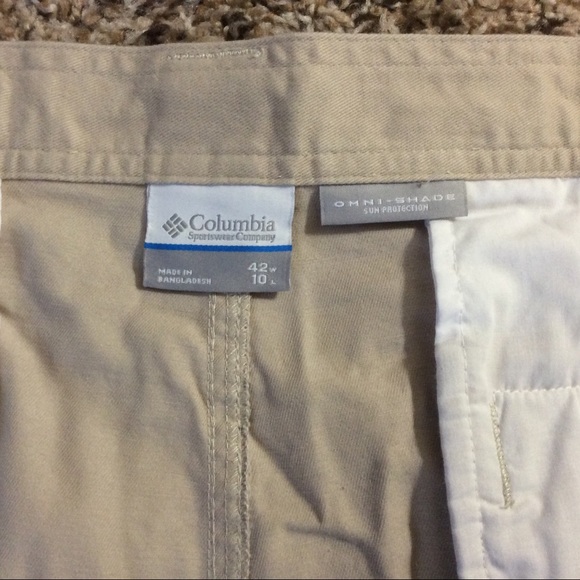 Men’s Columbia Cargo Shirts - 42” waist - NEW - Picture 6 of 10